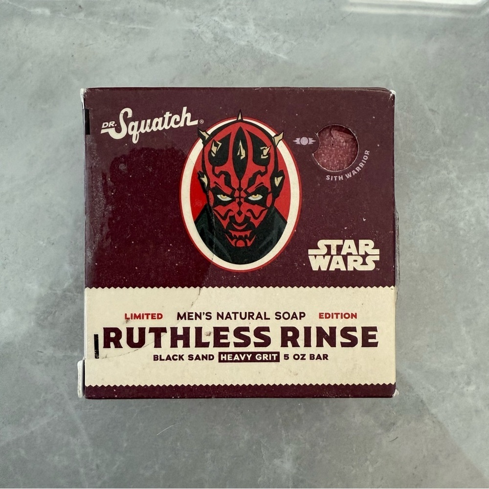 Dr. Squatch Limited Edition Disney Star Wars Ruthless Rinse Soap Bar Set of 6 - Picture 8 of 13